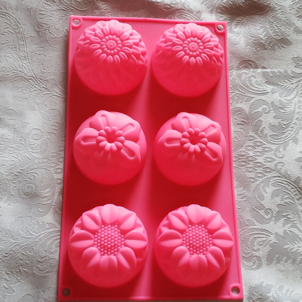 Silicon molds flowers